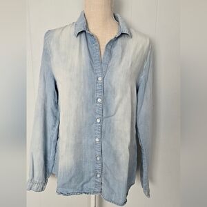 Cloth & Stone Sky Blue Casual Shirt
